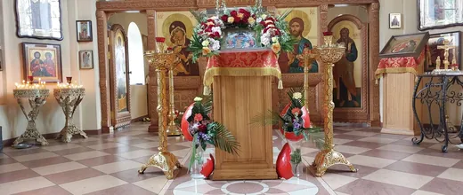 Пасхальное убранство храма